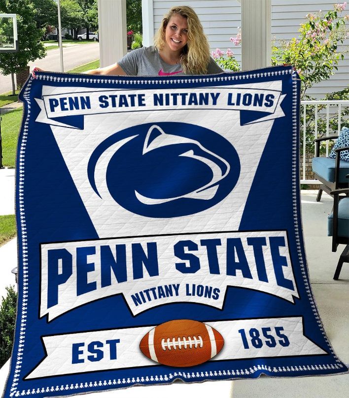 B060646 Quilt Bedding Set Penn State Nittany Lions - Quilt Set for Alumni and Fans