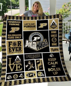 B280509 Quilt Bedding Set Purdue Boilermakers for Sports Fans