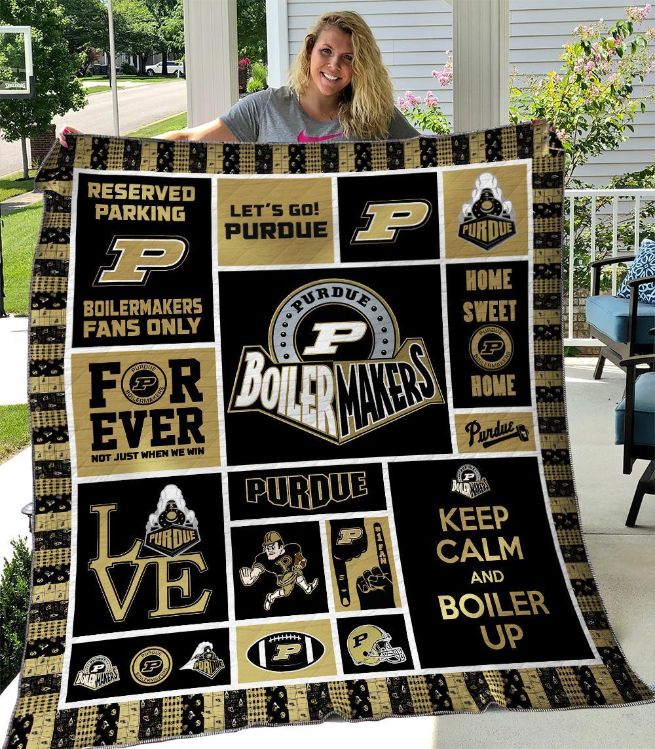 B280509 Quilt Bedding Set Purdue Boilermakers for Sports Fans