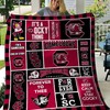 B280511 Quilt Blanket South Carolina Gamecocks - Show Your Love for South Carolina with a Gamecocks Quilt Bedding Set