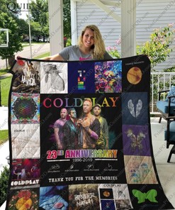 BL Coldplay Quilt Blanket for a Music Enthusiast Bedroom