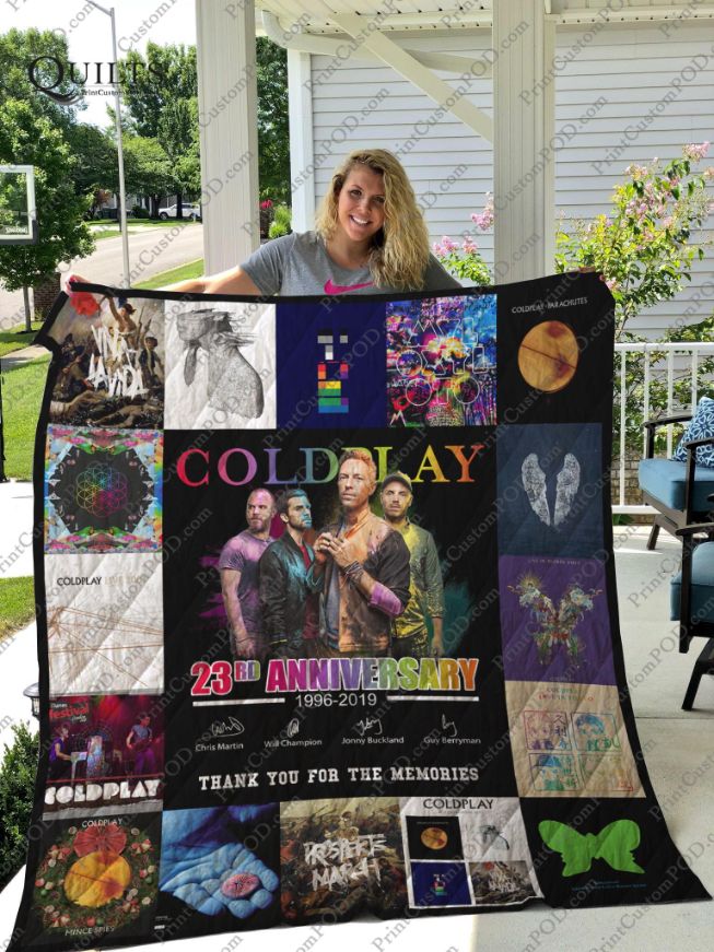 BL Coldplay Quilt Blanket for a Music Enthusiast Bedroom