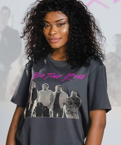 BTR Vintage Big Time Rush Tee | Rush Tour 2022 Retro Shirt for Movie Fans