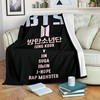 BTS Boy Group Kpop Fleece Blanket - Perfect for Fans of the Band