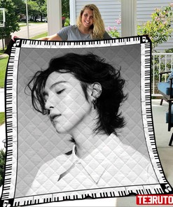 BTS SUGA Min Yoongi Long Hair Quilt Bed Set - a Must-Have for Fans