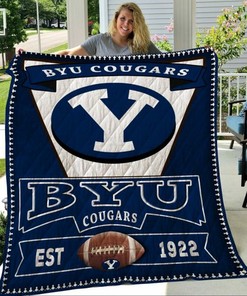 BYU Cougars Big Y NCAA Quilt Bedding Set for Teens