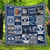 BYU Cougars Collection Combined Collected Ncaa Quilt Bedding Set - Show Your Love for the Game