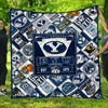 BYU Cougars NCAA Quilted Throw Blanket for Every Fan