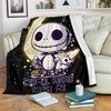 Baby Jack Skellington Normal People Scare Me Fleece Blanket Gift For Fan, Premium Comfy Sofa Throw Blanket Gift