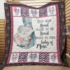 Baby Of Mine Family Elephant Great Customized Gifts For Birthday Christmas Thanksgiving Quilt Blanket