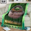 Baby Yoda The Mandalorian Star Wars Best Seller Fleece Blanket Gift for Fan with Quotes, Bed Set Cute