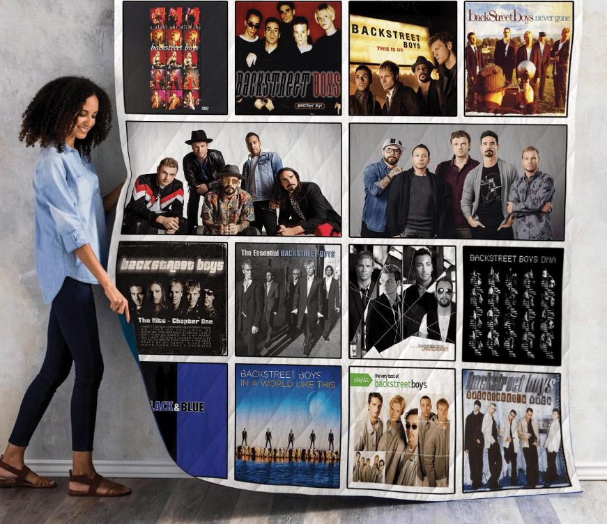 Backstreet Boys Quilt Bed Set 01 for Music Fans