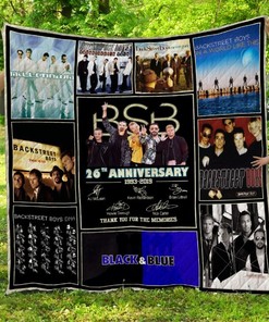 Backstreet Boys Quilt Bed Set DUP with Nostalgic Theme