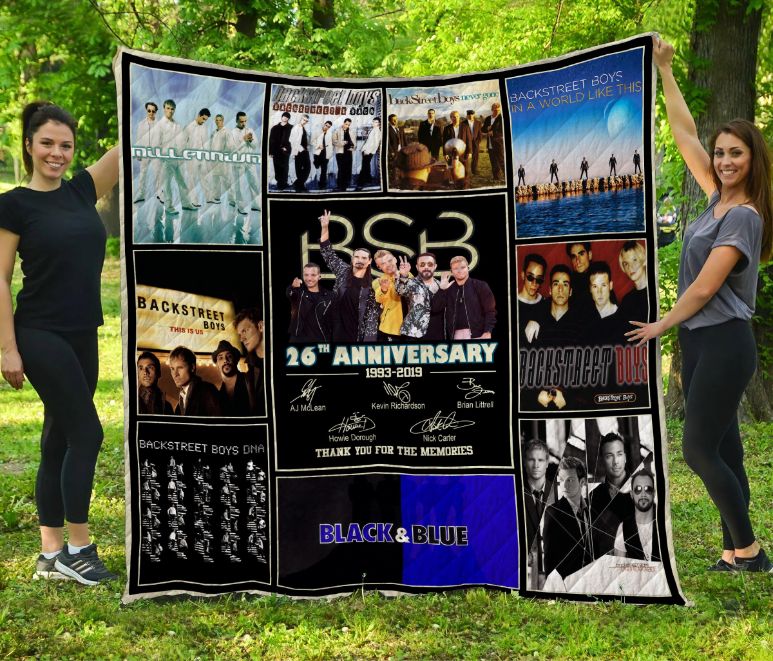 Backstreet Boys Quilt Bed Set DUP with Nostalgic Theme