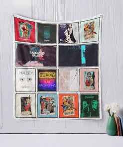 Bad At Love Badlands Ghost Halsey Quilt Bedding Set for Music Fans