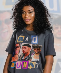 Bad Bunny Homage T-Shirt with Minimalist Design