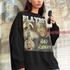Bad Bunny Playboy Sweatshirt Featuring Tribute Rap Shirt and Vintage Flair