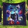 Bad Girls and Disney Villains Quilt Blanket for Family Vacation Memories