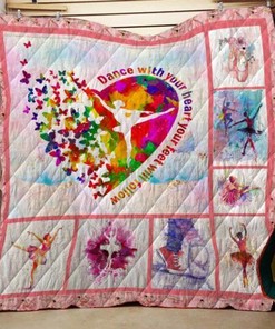 Ballet Dance Quilt Bedding Set, Ideal for Little Ballerinas