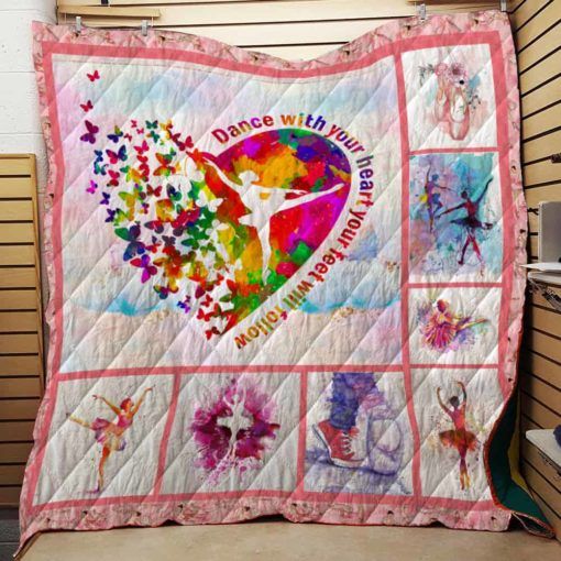 Ballet Dance Quilt Bedding Set, Ideal for Little Ballerinas