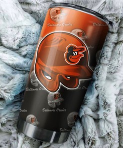 Baltimore Orioles MLB Tumbler with Adorable Dog Design for Dog-loving Baseball Fans