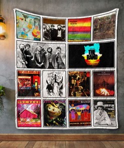 Band Album Covers Quilt Bedding Set - Perfect For Music Lovers