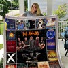 Band Def Leppard Quilt Blanket I1D1 Rock Band Bedding Set