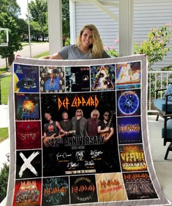 Band Def Leppard Quilt Blanket I1D1 Rock Band Bedding Set