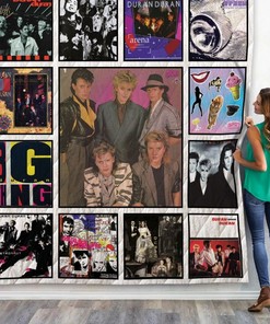Band Duran Duran Albums For Teens Quilt Bedding Set, Perfect for Fans of New Wave Music