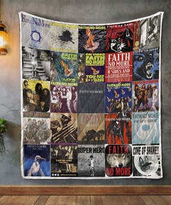 Band Rock Faith No More Collection Album Quilt Blanket for Alternative Music Fans