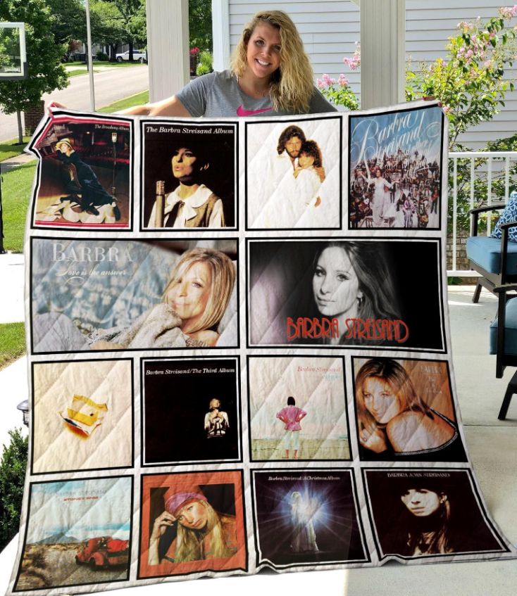 Barbra Streisand fans, don't miss out on this quilt blanket