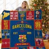 Barcelona FC EST 1899 Collection Quilt Blanket - Show Your Love for the Team