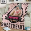 Bashful Snow White Disney Fleece Blanket - A Sweet and Charming Addition to Any Room