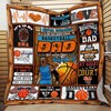 Basketball Dad Quilt Blanket Bed Set for Boys