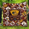 Basketball Loyola Chicago Ramblers Ncaa Quilt Bedding Set for Teens