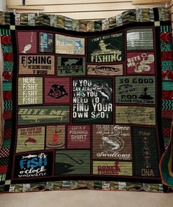 Bass Fishing Washable Handmade Quilt Bedding Set - For The True Bass Fishers