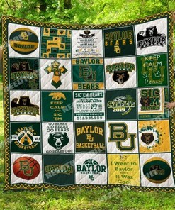 Baylor Bears Colorful Ncaa Quilt Bedding Set - Perfect for Sports Fans
