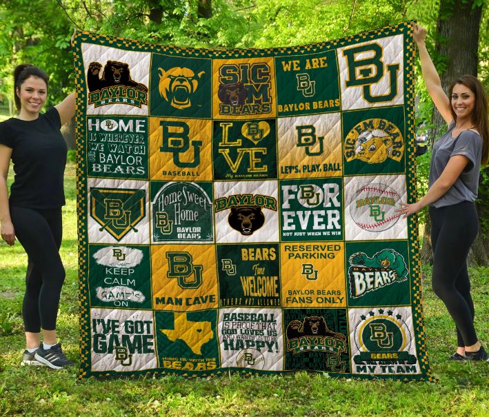 Baylor Bears Quilt Bedding Set for College Sports Fans