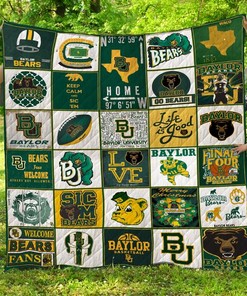 Baylor Bears Quilt Blanket LC4 DUP1 for College Sports Fans