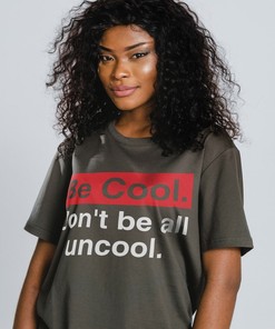 Be Cool. Don't Be All Uncool Unisex Tees with Countess Luann Quote that comes in various color options T-shirt design.