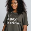 Be Gay Do Crime Tee | Funny LGBT Gift Shirt for Movie Fans Gifts