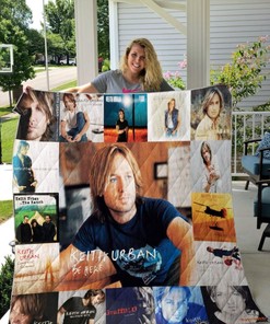 Be Here Keith Urban Collection Quilt Bedding Set - Vintage Gifts for Country Music Fans