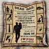 Be Your Little Girl To My Dad I'll Always Be - Personalized Quilt Blanket Father's Day Gift Quilt Bedding Set