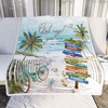 Beach Turtle Quilt Bedding Set: Premium Comfy Sofa Throw Blanket