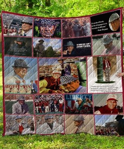 Bear Bryant Football Legend Quilt Bedding Set for Fans
