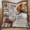 Bear Family Personalized Quilt Blanket for Families