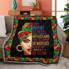 Beautiful Afro-American Woman The Greatest Gift For Sister Quilt Bedding Set for Sisters