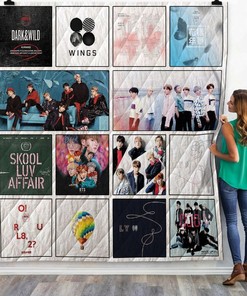 Beautiful BTS Quilt for Fans - Add to Your Collection