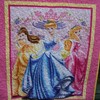 Beautiful Disney Princesses Fabric Quilt Blanket - A Must-Have for Fans of Classic Disney Heroines