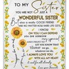 Beautiful Gift Quilt Bedding Set for Sister: Soft Fleece Blanket